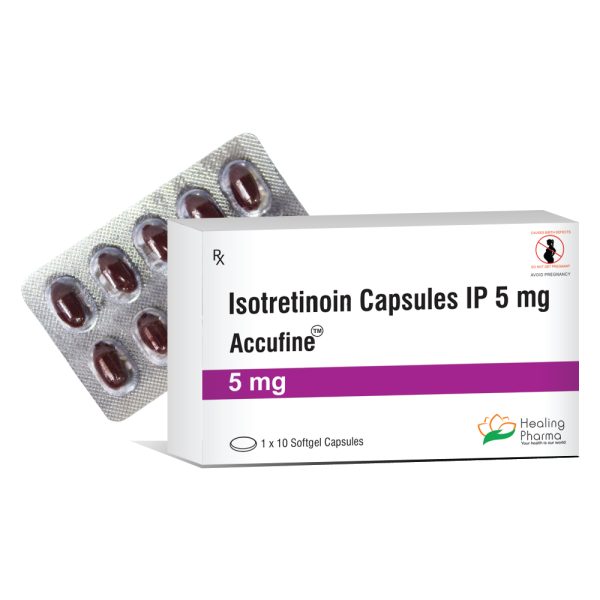 Isotretinoin (Accufine 5) 5 mg