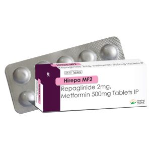 Repaglinide 2mg + Metformin 500mg (Hirepa MF 2) 2/ 500 mg
