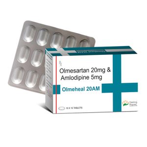 Olmesartan + Amlodipine (Olmeheal AM 20) 20 mg + 5 mg