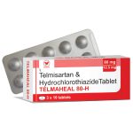 Telmisartan + HCTZ (Telmaheal 80 H) 80/ 12.5 mg