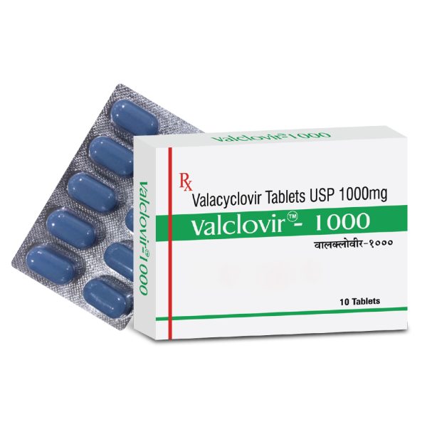 Valacyclovir (Valclovir 1000) 1000 mg