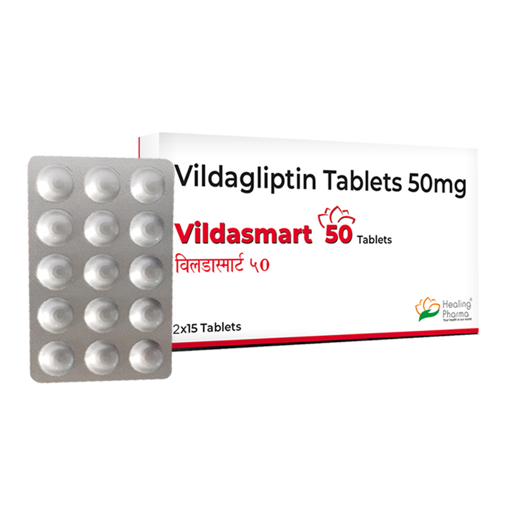 Vildagliptin (Vildasmart 50) 50 mg- Healing Pharma.co